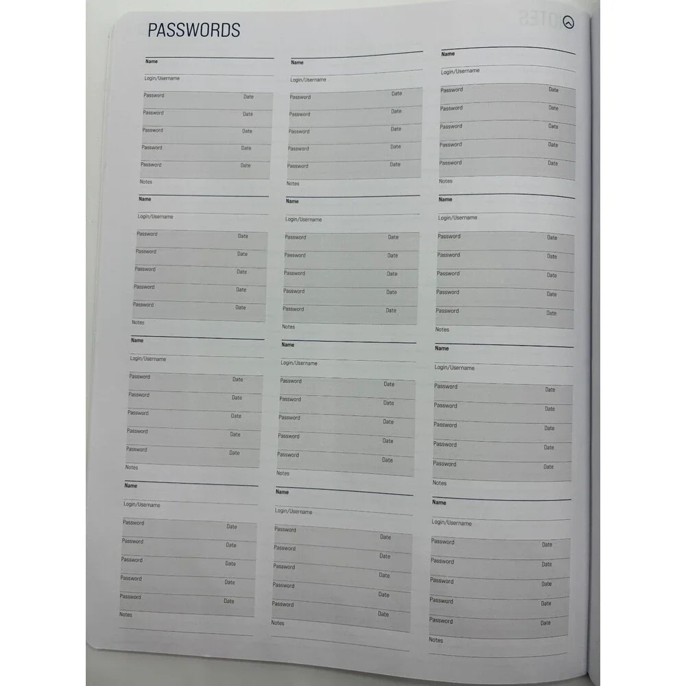 Work From Home 2025-2026 Planner Monthly Dual Work/Home Format Brown Lot of 14
